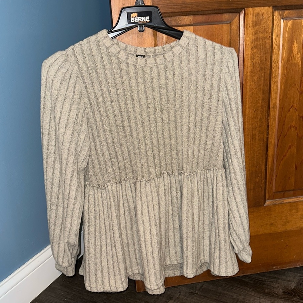 SHEIN long sleeve baby doll top